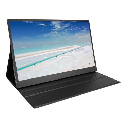 ciciglow 17,3-Zoll-Laptop-, Tragbarer 1080P IPS LCD HDR 60 Hz, Externer Mobiler Bildschirm „Refresh Type C HD“ für PC 100-240 V (EU-Stecker) von ciciglow