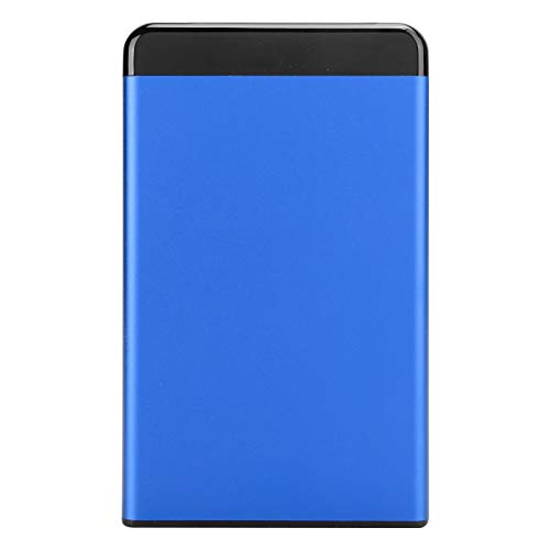 ciciglow 2,5-Zoll-Gehäuse für Mobile Festplatten, USB 3.0, 8 TB, Hochgeschwindigkeitsübertragung, Aluminiumlegierung, Plug-and-Play, Windows98SE / ME / 2000 / XP / 7/8/10 (Blue) von ciciglow