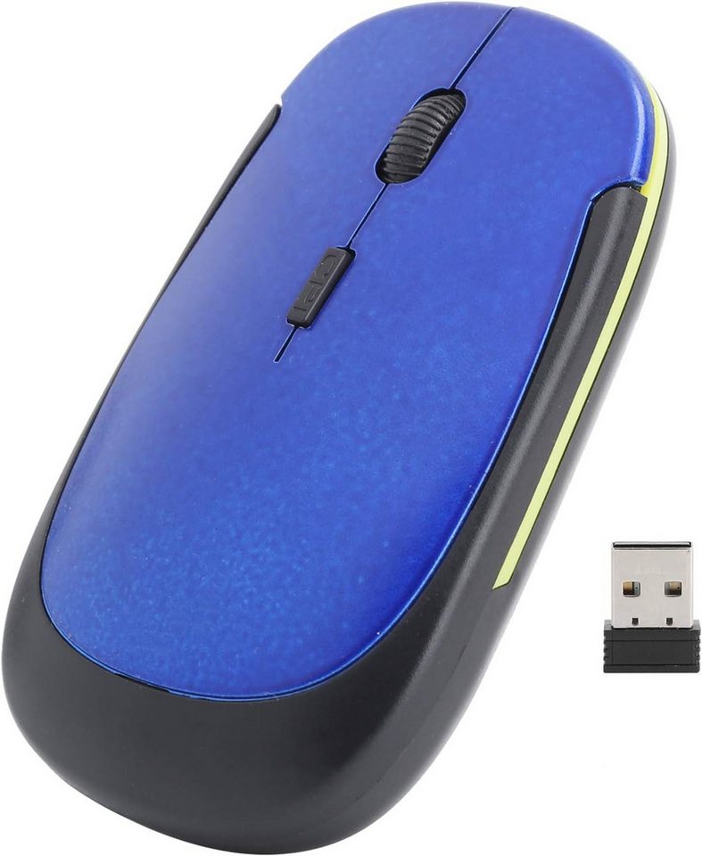 ciciglow 2.4G Tragbare Mobile Optische mit USB-Empfänger 3 Einstellbare DPI Maus (USB, Schnelle Performance mit Hochwertige Chips und integrierter Speicher) von ciciglow