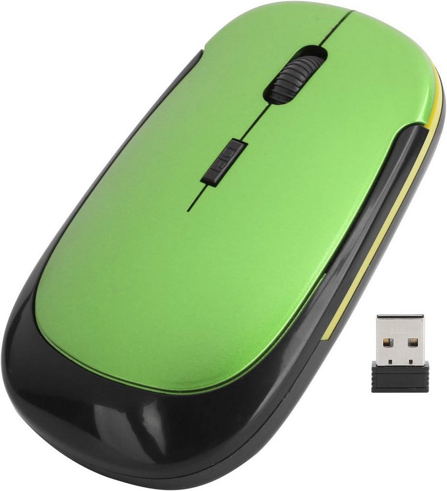 ciciglow 2.4G Tragbare Mobile Optische mit USB-Empfänger 3 Einstellbare DPI Maus (USB, Schnelle Performance mit Hochwertige Chips und integrierter Speicher) von ciciglow