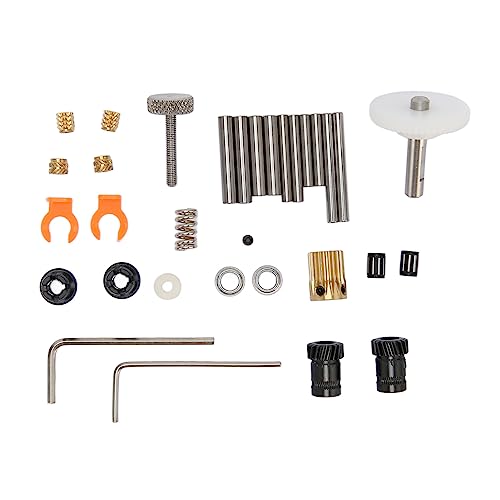 ciciglow 3D-Drucker-Stirnradgetriebe-Kit, Metallantriebsrad-Extruder-Doppelgetriebe-Kit für Ender 3 CR10 CR10S für VORON V2.4 für VORON von ciciglow
