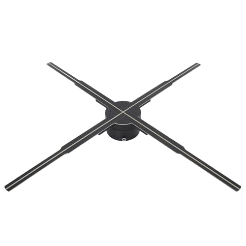 3D-Hologramm-Lüfter, Rotierender Holographischer Projektor-Lüfter 678 LED APP WiFi Bluetooth-Fernbedienung 22-Zoll-3D-Hologramm-Lüfter-Kit (EU-Stecker 220 V) von ciciglow