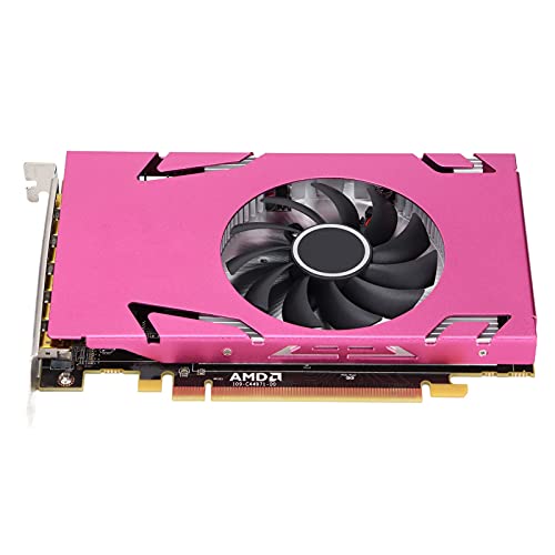 ciciglow 4G 128bit GDDR5 Grafikkarte,6 DisplayPort,PCI-Express 3.0 X 16,4K/2K/1080P, R7 350-4G 6Mini DP GA Sechs Bildschirm Single Slot Grafikkarte für System von ciciglow