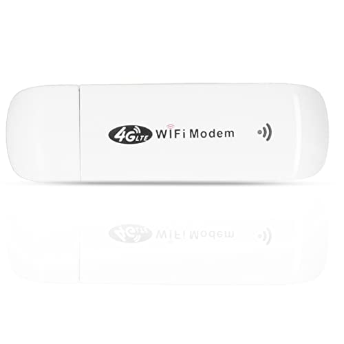 ciciglow 4G LTE USB Netzwerkadapter WLAN Hotspot Router Modem Stick, Netzwerkadapter Teilen Sich bis zu 10 WLAN Nutzer kompatibel mit Windows Android IOS von ciciglow