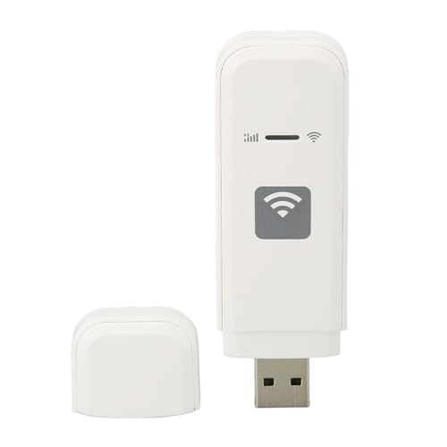 ciciglow 4G-USB-WLAN-Adapter, Nano-SIM-Kartensteckplatz, 150 Mbit/s Hohe Geschwindigkeit, Bis zu 10 Benutzer, Stabiles Signal, Tragbarer WLAN-Hotspot für Reisen, Kompatibel mit Tablets von ciciglow