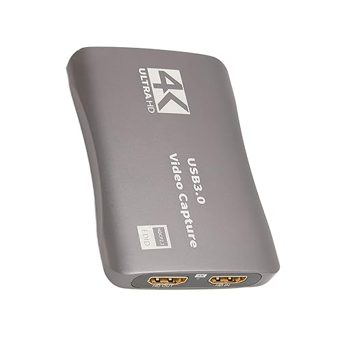 ciciglow 4KOut HDCard USB fürPS3 PS5 Laptop, Plug & Play, 1080P 60fps Videosignalübertragung über USB3.0, Breite Kompatibilität, Metallgehäuse (C328) von ciciglow