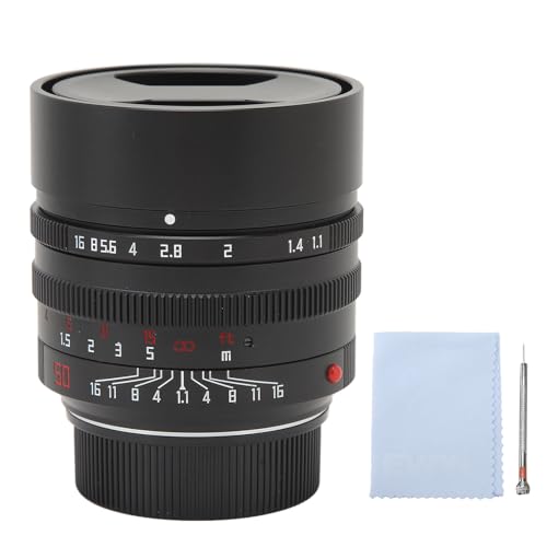 50 Mm F1.1-F16 Prime-Objektiv mit Großer Blende, Manuelles Autofokus-Objektiv für Leica M Mount M240 M3 M6 M7 M8 M9 M9p M10 Kamera von ciciglow