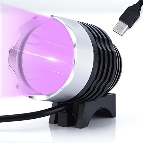 ciciglow 5V 10W USB-betrieben,UV-Taschenlampe Ultraviolette LED für UV-Kleberhärtung,3 Einstellbarer Modus,Reinigungswerkzeug für 3D-Druck-Handy mit Harzhärtung,Reparatur für Haustierurinflecken von ciciglow