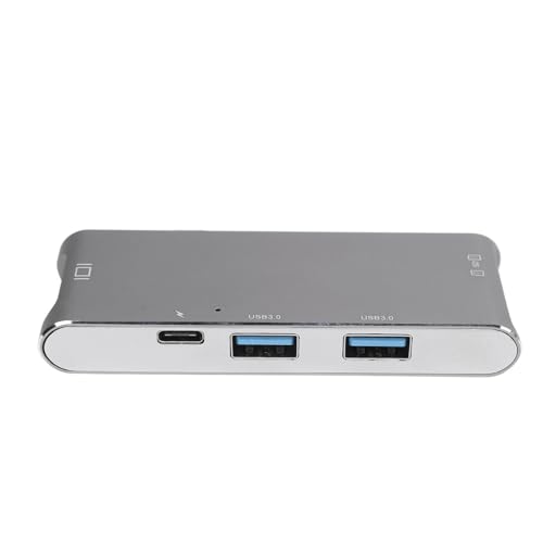 ciciglow 6-in-2-Hub für MacBook, Dual-Typ-C-zu-4K-HD-Multimedia-Schnittstelle, USB 3.0, PD, Speicherkartensteckplatz, Micro-Speicherkartensteckplatz, USB-C-Hub von ciciglow
