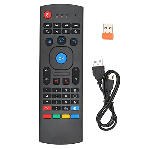 ciciglow Air Mouse, 2,4 G -Tastatur, Kabellose Fernbedienung, Fly Mouse mit Bewegungssensor-Spielgriff für TV-Box, PC, Tablet, Smart Computer von ciciglow