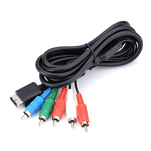 ciciglow Audio-Video-Kabel, 181 cm AV-Kabel, Multi-Out-zu-Komponenten-Ersatzkabel, Konsolenzubehör für PS2 PS3 von ciciglow