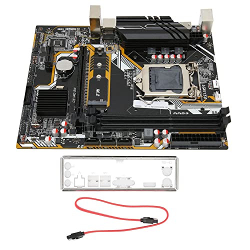 ciciglow B85AL-Motherboard, LGA1150-CPU Dual Channel DDR3, PCIe 3.0, SATA 3.0 32 GB/s, M.2 HDMI VGA PS/2 Maus- und Tastenschnittstelle, USB 3.0/2.0, ATX-Desktop-Motherboard, von ciciglow