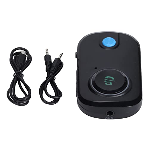 ciciglow Bluetooth-Adapter, T3-Sender und -Empfänger Bluetooth 5.0-Adapter Drahtloser 3,5-mm-Adapter mit Geringer Latenz für Auto-TV-PC-Lautsprecher von ciciglow