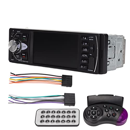 ciciglow Bluetooth-Autoradio, 4022D 4,1-Zoll-HD-LCD-Touchscreen, Auto-MP5-Radio-Player, Autoradio, Freisprechfunktion, Rückfahrbild/USB/AUX/Speicherkarte/FM-Audiosystem von ciciglow