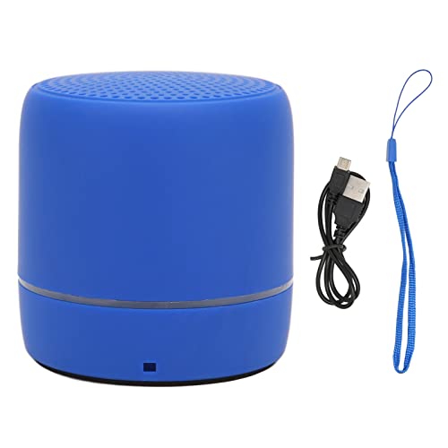 ciciglow Bluetooth-Lautsprecher, Tragbarer Bluetooth 5.0-Lautsprecher Tragbarer Kabelloser Stereo-Lautsprecher mit Satten Bässen und Farbigen Lichtern für Reisen Im Freien(Blau) von ciciglow