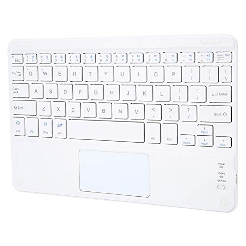 ciciglow Bluetooth-Touchpad-Tastatur, 9 Zoll Tragbares Bluetooth-Touchpad Ultraflache Bluetooth-Tastatur Standby für 60 Tage Multifunktionstastatur mit vollständigen Tasten und Tasten von ciciglow