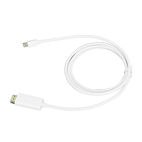 ciciglow Display Port auf HDMI Adapter,(DP auf HDMI) Kabel 1,8m PVC HD Multimedia Interface Kompatibles Kabel für MacBook Pro/IMac von ciciglow