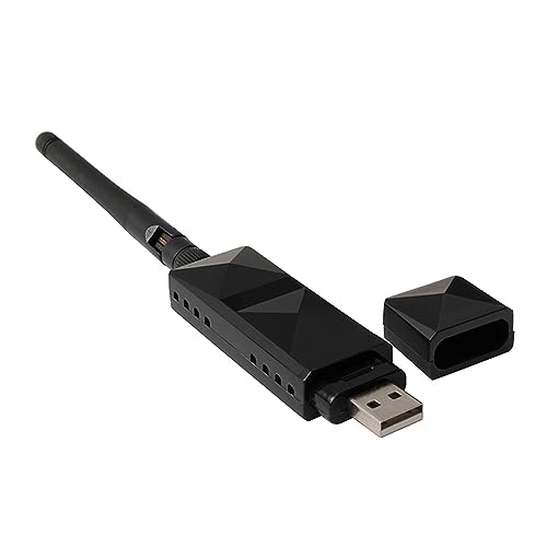 ciciglow Drahtloser NetCard USB-WLAN-Adapter mit AR9271-Chipsatz und Abnehmbarer 2DBI-Antenne für TV-Computer von ciciglow