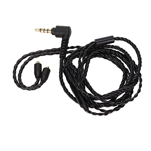 ciciglow Ersatz-Audio-Upgrade-Kabel, OFC Core MMCX Ersatz-Kopfhörerkabel mit Mikrofon-Lautstärkeregler für SE846 SE535 von ciciglow