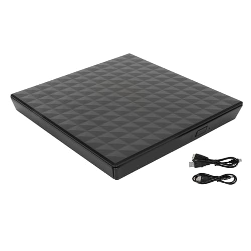ciciglow Externes DVD-Laufwerk, USB 3.0 Typ C Optisches Laufwerk, Tragbarer DVD-CD-Player, DVD-Brenner für Laptop, Desktop, AIO, Netbook ciciglow Externes DVD-Laufwerk, USB 3.0 Typ C Optisches Laufwerk, Tragbarer DVD-CD-Player, DVD-Brenner für Laptop, Desktop, AIO, Netbook von ciciglow
