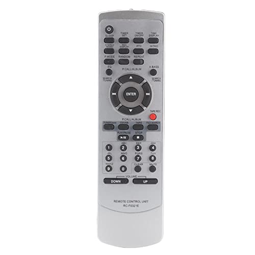 ciciglow Fernbedienung für Lautsprechersystem, Neue Ersatz-Fernbedienung, Verschleißfeste Fernbedienung, Ersetzt für Kenwood RC‑F0321E von ciciglow