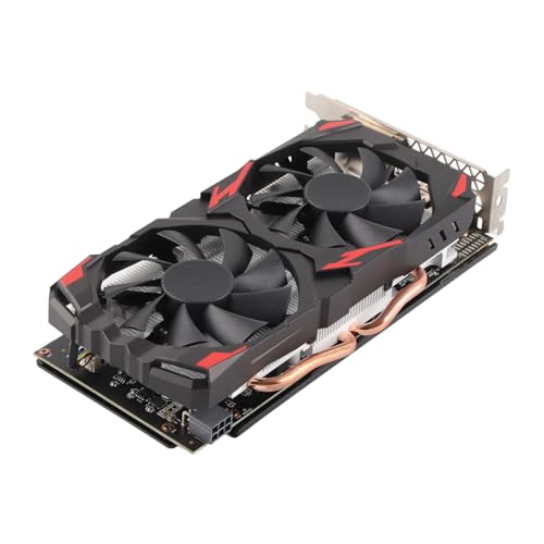 ciciglow Gaming-Grafikkarte, 16 PCI Express 3.0 RX 580-Grafikkarten, Unterstützt 8K, 2 Lüfter, Gute Leistung für PC von ciciglow
