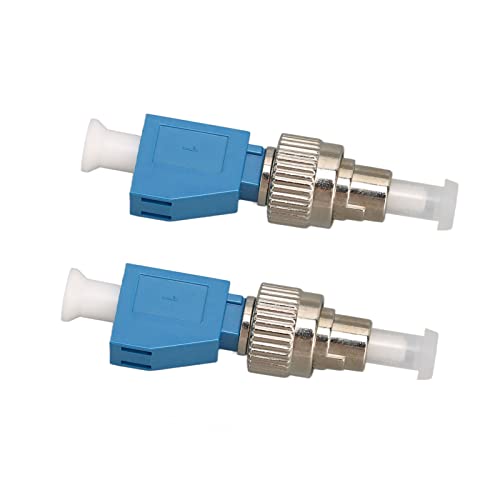 ciciglow Glasfaser-Steckverbinder, 2 Stück FC-Stecker auf LC-Buchse SM 9/125 Hybrid-Glasfaser-Konverter-Adapter mit Visuellem Fehlerorter für VFL CATV ciciglow Glasfaser-Steckverbinder, 2 Stück FC-Stecker auf LC-Buchse SM 9/125 Hybrid-Glasfaser-Konverter-Adapter mit Visuellem Fehlerorter für VFL CATV von ciciglow