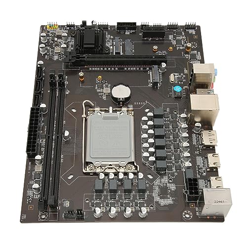 ciciglow H610 M ATX-Motherboard LGA1700, Dual-Channel-DDR4-Speichersteckplatz,H610 -Chipsatz, Integrierter Grafikprozessor, I/O-Schnittstelle, für CPUs der 12./13. Generation von ciciglow