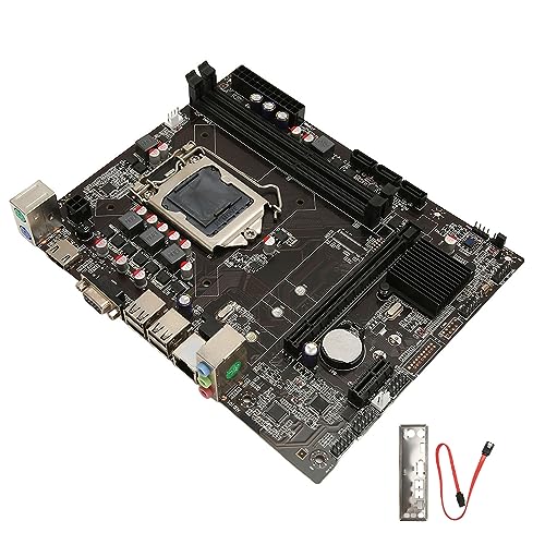ciciglow H61A Motherboard, 16 GB DDR3x2 Gaming-PC-Motherboard, Unterstützt VGA HDMI SATA2.0 LGA 1155 PIN ATX Mainboard für I7 I5 I3 Prozessor ciciglow H61A Motherboard, 16 GB DDR3x2 Gaming-PC-Motherboard, Unterstützt VGA HDMI SATA2.0 LGA 1155 PIN ATX Mainboard für I7 I5 I3 Prozessor von ciciglow