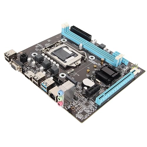 ciciglow H81 Gaming-Motherboard Dual Channel DDR3 M.2 NVMe NGFF6 Gbit/s PCIe-Steckplatz fürLGA 1150, Unterstützt Core I3 I5 I7,E3 V3, Celeron G, Pentium G Prozessoren von ciciglow