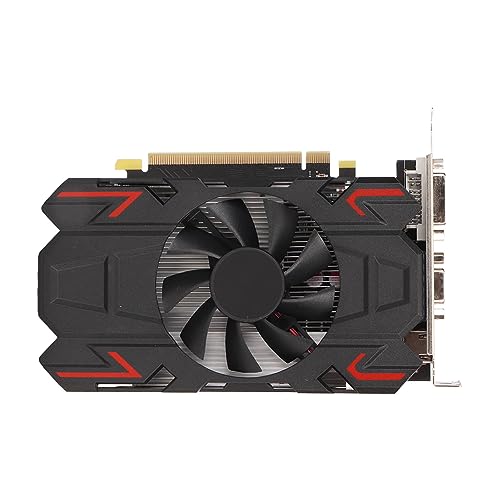 ciciglow HD6770 Grafikkarte, 4 GB 128 Bit DDR5 Computer-Grafikkarten 775/4800 MHz Lüfter Displayport VGA DVI HDMI-Anschlüsse PCI Express 2.0 3D API Gaming-Grafikkarte (HD6770 4 GB DDR5) von ciciglow