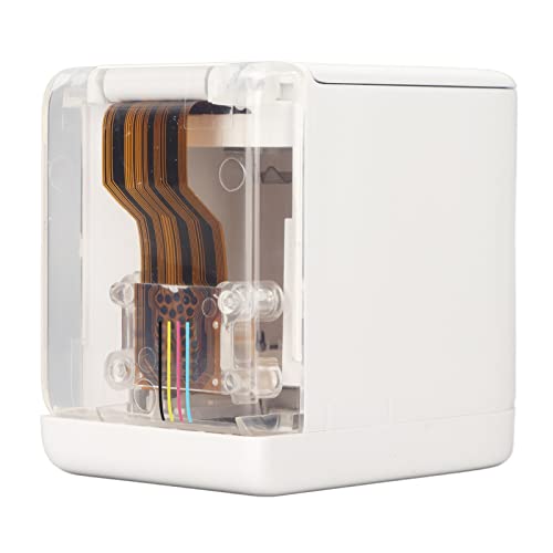 ciciglow Handdrucker Benutzerdefinierter Vollfarbdrucker, Tragbarer Kabelloser WLAN-Tintenstrahldrucker, 1200 DPI, Herausnehmbare Tintenpatrone, Dreifarbige Thermische von ciciglow