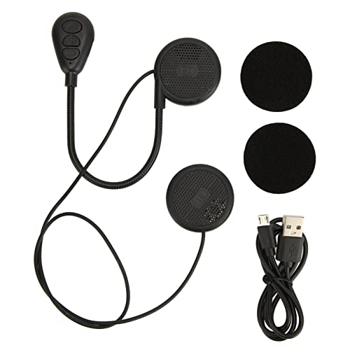 ciciglow Helm-Bluetooth-Headset, M5H Motorradhelm-Headset 250mAh Akku Multifunktions-Rauschunterdrückung Motorradhelm-Kopfhörer von ciciglow