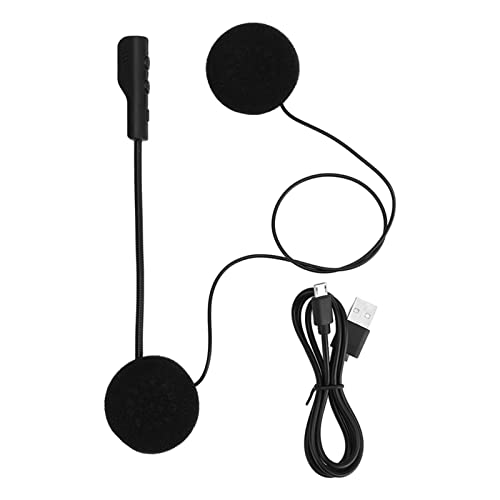 ciciglow Helm-Bluetooth-Headset, T4-Motorradhelm-Headset, 180-mAh-Akku, Automatische Antwort, Rauschunterdrückung, Kabelloser Motorrad-Sportkopfhörer von ciciglow