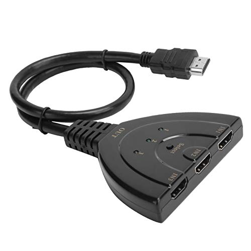ciciglow High-Definition-Multimedia-Schnittstelle, HDMI-Splitter-Adapterkabel 3 Port 4K HDMI Switch 3x1 Switch Splitter Hub Box Splitter mit Kabel Unterstützt Full HD 4K ciciglow High-Definition-Multimedia-Schnittstelle, HDMI-Splitter-Adapterkabel 3 Port 4K HDMI Switch 3x1 Switch Splitter Hub Box Splitter mit Kabel Unterstützt Full HD 4K von ciciglow