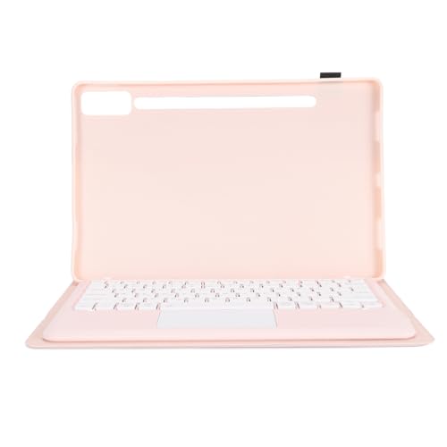 ciciglow Intelligente Tastaturhülle Verhindert Kratzer. Multi-Touch-Tablet-Hülle mit Verstellbarem Winkel und Touchpad für Tab P12 12,7 Zoll (PINK) von ciciglow