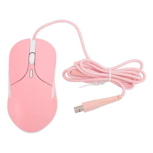 ciciglow Kabelgebundene Gaming-Maus, 6 Tasten USB-Game-Maus, Einstellbare DPI, RGB-Hintergrundbeleuchtung, Ergonomisches Design, Plug-and-Play, für PC-Laptop von ciciglow