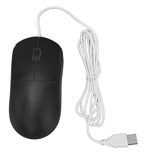 ciciglow Kabelgebundene USB-Computermaus, Schnurgebundene USB-Maus für Laptops und PCs, Optische Computermaus mit Ergonomischem Design, Plug-and-Play, für Windows-PC-Desktop, Laptop von ciciglow