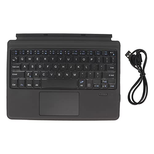 ciciglow Kabellose Bluetooth-Tastatur mit Touchpad, SF-1087A Tragbare, Ultradünne, Leise Tastatur für Smartphones, Tablets, Laptops von ciciglow