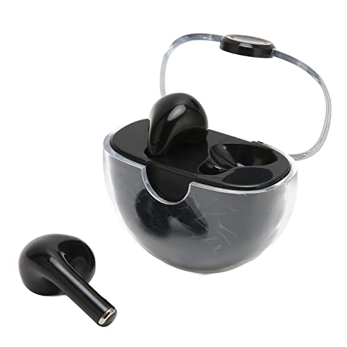 ciciglow Kabellose Ohrhörer, T35 Bluetooth-Kopfhörer, Stilvoller HiFi-Stereo-Sound, Intelligente Geräuschunterdrückung, Kabellose Ohrhörer mit USB-C-Aufladung(Schwarz) von ciciglow