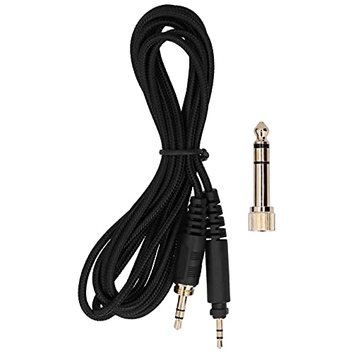 ciciglow Kopfhörer-Audiokabel, 2,5 Mm Bis 3,5 Mm / 6,35 Mm Kopfhörer-Audiokabelanschluss Aux-Kabel für Shure SRH440 / Philips SHP9000 von ciciglow