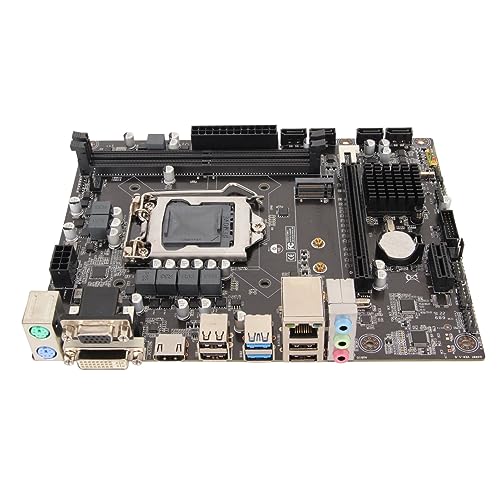 ciciglow LGA 1155 Computer-Motherboard, H310 Desktop-Motherboard-Mainboard, DDR4-Speicher PCIe X16/X1-Steckplätze NVME M.2 SATA 6 GBS USB3.0 2.0 Micro-ATX-Motherboard ciciglow LGA 1155 Computer-Motherboard, H310 Desktop-Motherboard-Mainboard, DDR4-Speicher PCIe X16/X1-Steckplätze NVME M.2 SATA 6 GBS USB3.0 2.0 Micro-ATX-Motherboard von ciciglow