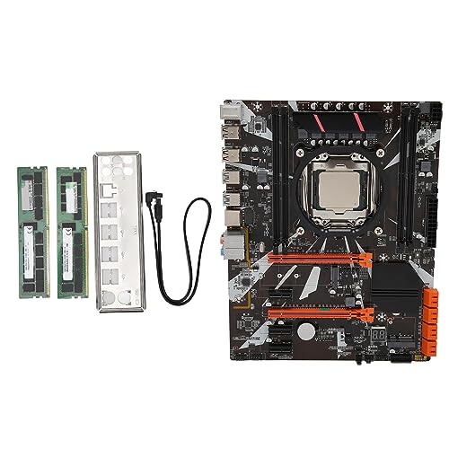 ciciglow LGA 2011 3 Computer-Motherboard, X99 Desktop-Motherboard-Mainboard, DDR4-Speicher DIMM 2 PCIe X16-Steckplätze NVME M.2 8 SATA 3.0 USB3.0 USB2.0-Motherboard von ciciglow