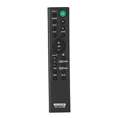 ciciglow Lautsprecher-Fernbedienung, Bar Remoto Control Ersatz für Sony Soundbar HT-CT390 HT-RT3 SA-CT390 SA-WCT390 von ciciglow