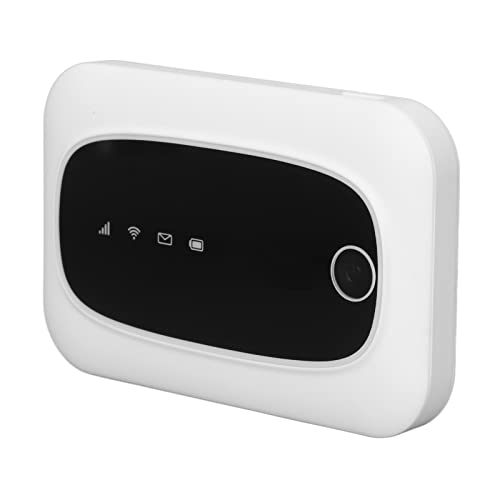 ciciglow Mobiler WiFi-Hotspot, 4G LTE Mobiler Hotspot-Router, Tragbarer WLAN-Router mit SIM-Kartens Teck Platz, 2000-mAh-Akku, Drahtloser Hotspot-Router für Unterwegs Im Büro von ciciglow