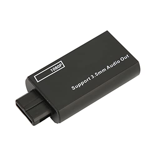 ciciglow N64 zu HDMI Konverter Adapter, 1080p S Videosignal Spielkonsole zu HDTV Konverter, Konvertiert N64 Spielvideosignal in HDMI Signal, Plug and Play von ciciglow