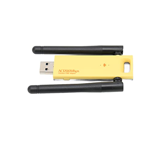 ciciglow Netzwerkkarte, 2.4G/5G Dual Band Wireless WiFi Adapter mit Antenne, USB 3.0 Long Range WiFi Adapter Fit für Windows XP/7/8/10 von ciciglow