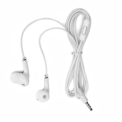 ciciglow Ohrhörer, Kabelgebundener Sportkopfhörer In-Ear-Kopfhörer Kabelgebundene Ohrhörer 3,5 Mm Universal HiFi Music Bass Ohrhörer mit Mikrofon(Weiß) von ciciglow