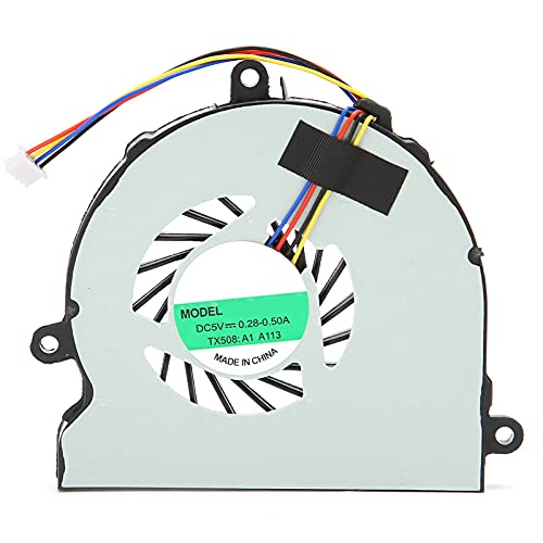 PC-Lüfter, ABS 4-Pin DC 5V / 0,28-0,5A Starke Wärmeableitung CPU-Luftkühler, Langlebiger Computerkühler, Kompatibel für Laptops von ciciglow