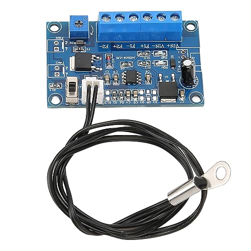 ciciglow PWM-Lüftergeschwindigkeitsregler, Unterstützt 12 V/24 V 2/3/4-Draht-Lüfter oder Motor-PWM-Lüftertemperaturregler mit 19,7-Zoll-Kabel von ciciglow